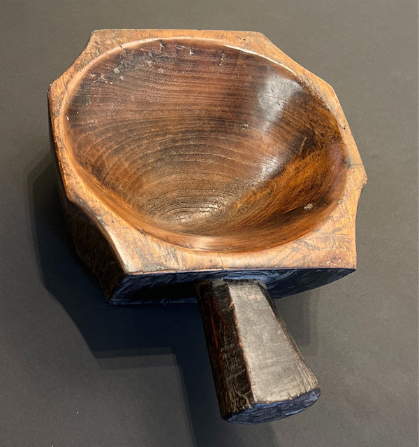 1800's Rare Hawai'i Koa Wood Serving Bowl