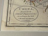 China’s Great Providences Map According to the best Authorities