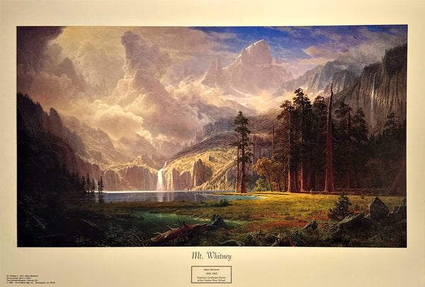 "Mt. Whitney" Poster - Albert Bierstadt