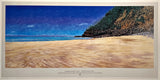"Hanakapiai Beach, Kauai" Poster Triptych, Best Beaches of Hawaii Series - Bill Braden