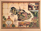 "Island of Maui" Poster - Blaise Domino