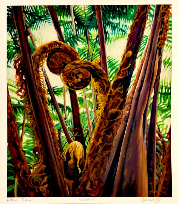 "Hapu'u Ohana" Signed Print - Bonnie Sol