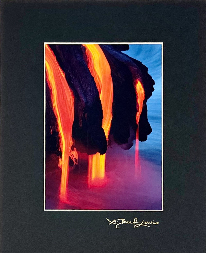 Synthesis, Kilauea Volcano, Hawai'i - 8x10 Photographic Print by Brad Lewis