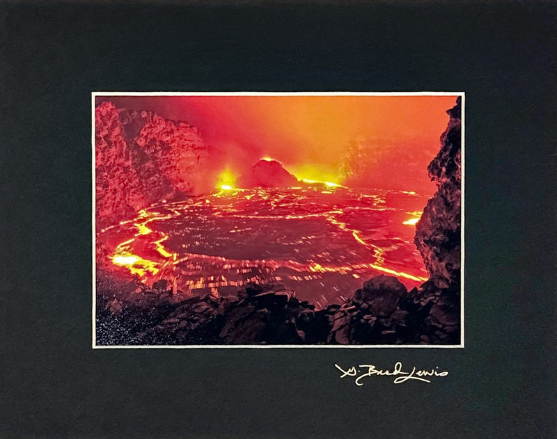 Peles Throne, Kilauea Volcano, Hawai'i - 8x10 Photographic Print by Brad Lewis