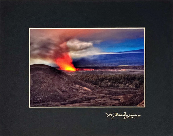 Image 20, Kilauea Volcano, Hawai'i - 8x10 Photographic Print by Brad Lewis