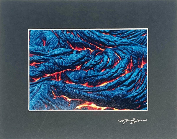 Peles Braids, Kilauea Volcano, Hawai'i - 8x10 Photographic Print by Brad Lewis