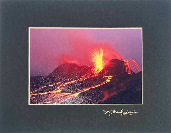 Rift Zone, Kilauea Volcano, Hawai'i - 8x10 Photographic Print by Brad Lewis