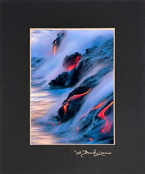 "Ocean Dancing" 16-a, Kilauea Volcano, Hawai'i - 8x10 Photographic Print by Brad Lewis