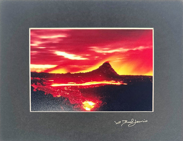 Lost Horizon, Kilauea Volcano, Hawai'i - 8x10 Photographic Print by Brad Lewis