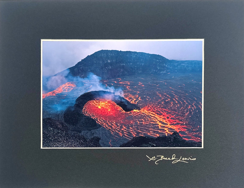 Kilauea, Kilauea Volcano, Hawai'i - 8x10 Photographic Print by Brad Lewis