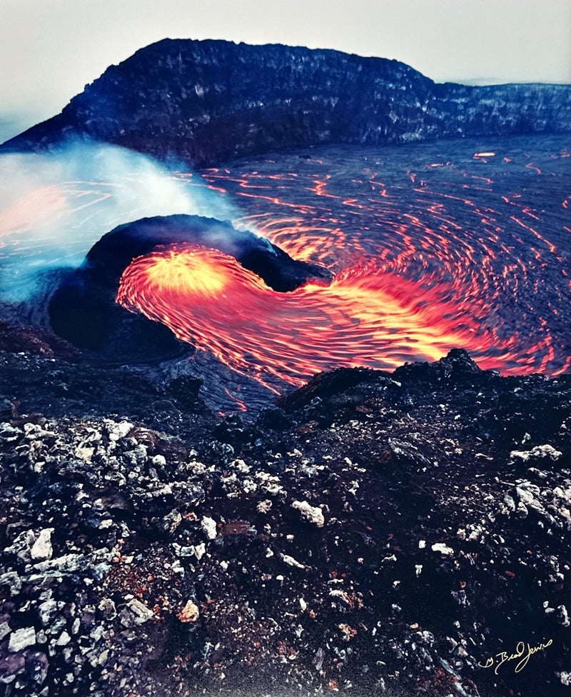 Image 48, Kilauea Volcano, Hawai'i - 11x14 Photographic Print by Brad Lewis