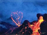 Peles Heartbeat, Kilauea Volcano, Hawai'i - 11x14 Photographic Print by Brad Lewis