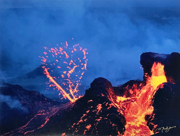 Peles Heartbeat, Kilauea Volcano, Hawai'i - 11x14 Photographic Print by Brad Lewis