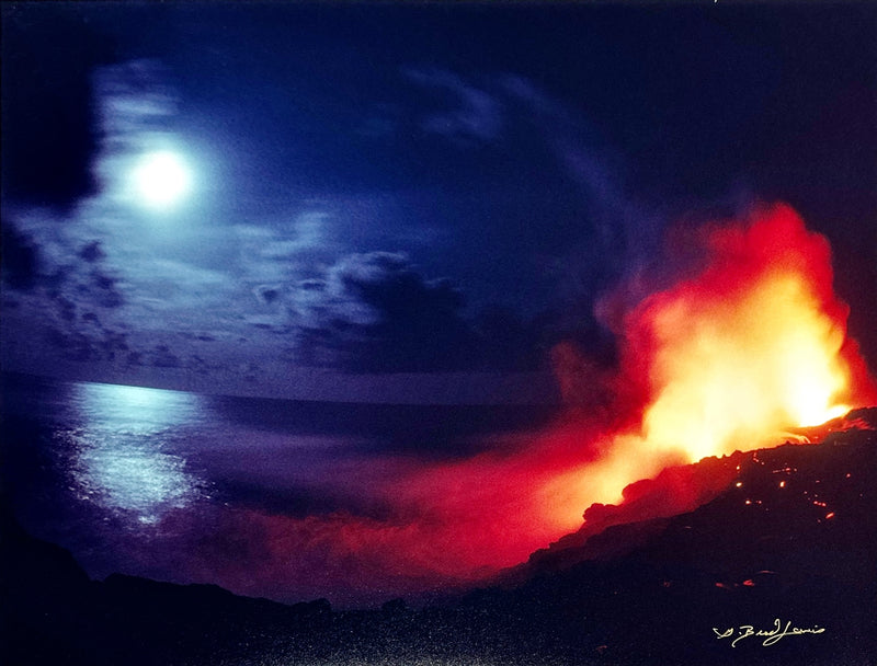 Image 74, Kilauea Volcano, Hawai'i - 11x14 Photographic Print by Brad Lewis