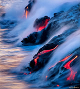 Ocean Dancing, Kilauea Volcano, Hawai'i - 16x20 Photographic Print by Brad Lewis