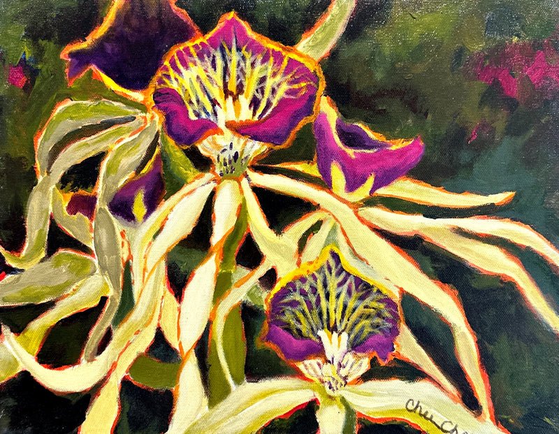 Orchid 03, oil on canvas - CheeCha