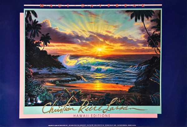 "Maui Daybreak" Poster - Christian Riese Lassen