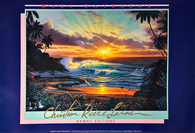 "Maui Daybreak" Poster - Christian Riese Lassen