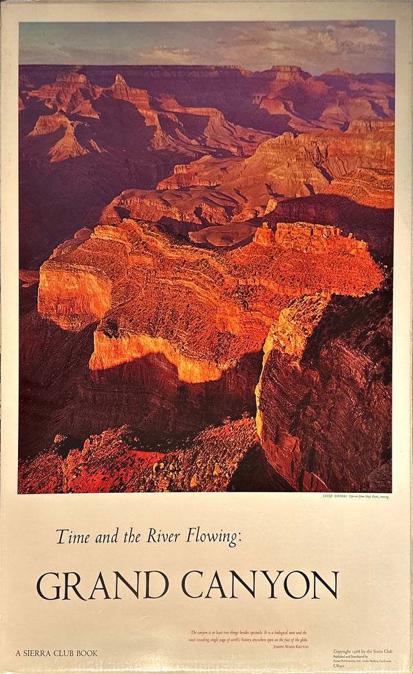 "Upriver from Hopi Point, evening" Poster - Clyde Thomas