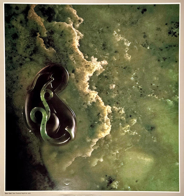 "New Zealand Nephrite Jade" Poster - Donn Salt