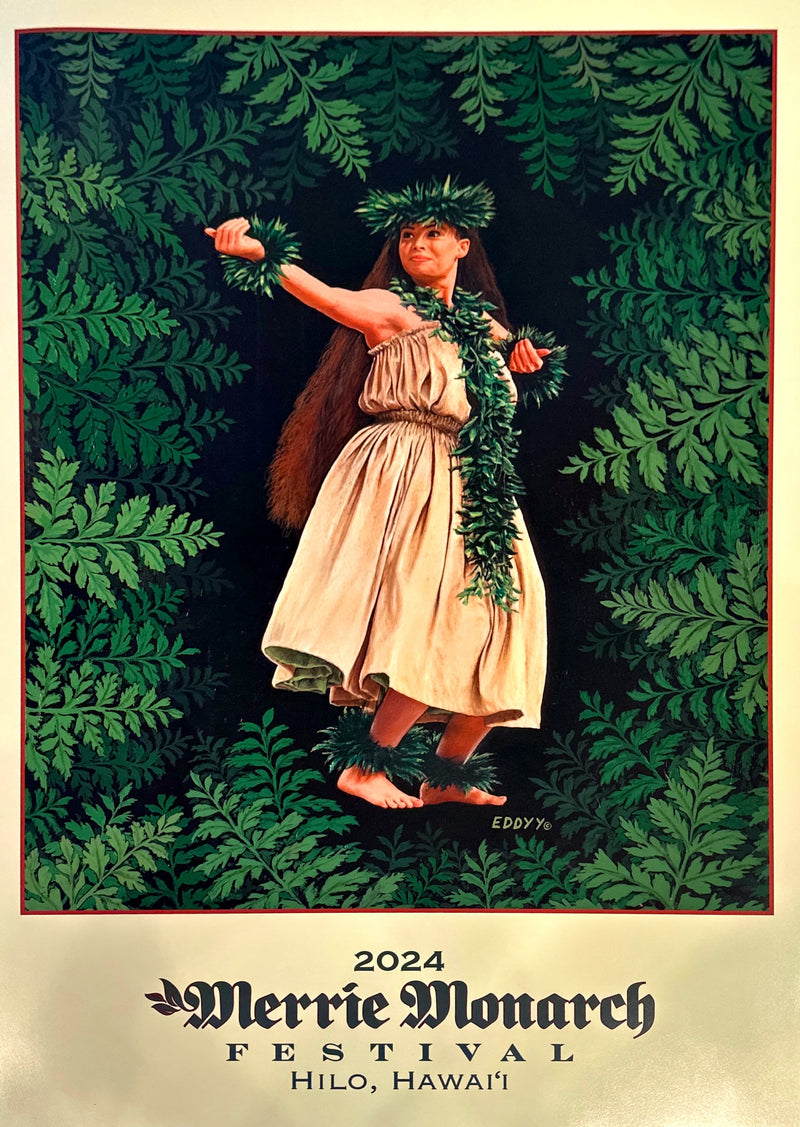 Merrie Monarch Poster 2024 - Eddy Y