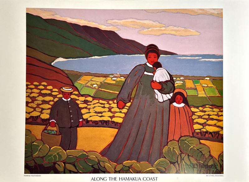 "Along the Hamakua Coast" Print  - Ethel Roehrig