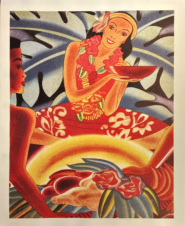 "The Luau" Poster - Frank MacIntosh