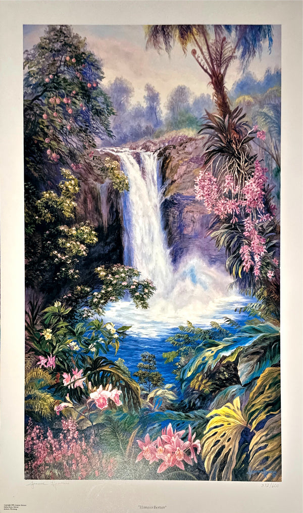 "Hawaiian Fantasy" Signed Print 257/600 - Joanne Hennes