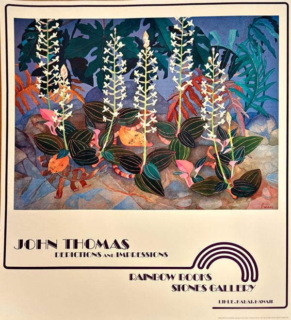 "Jewel Orchids in Bloom" Print - John Paul Thomas