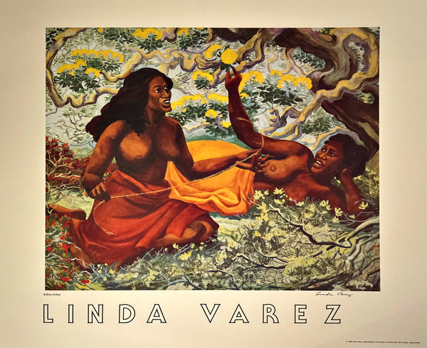 "Yellow Lehua" Poster - Linda Varez