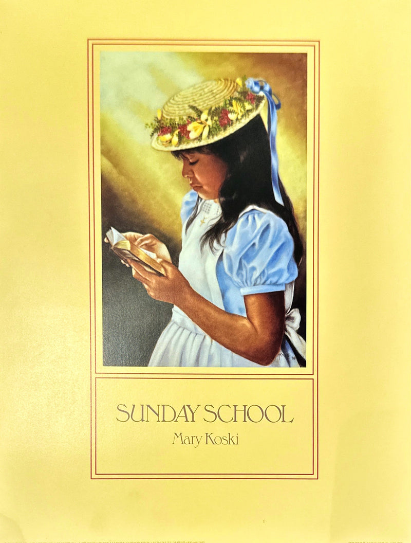 "Sunday School" Poster - Mary Koski