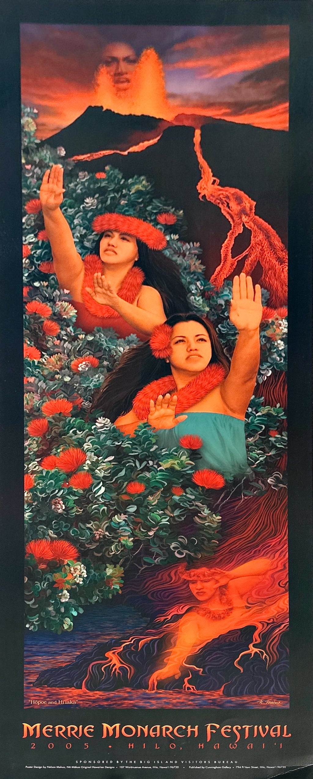 Hopoe and Hi'iaka