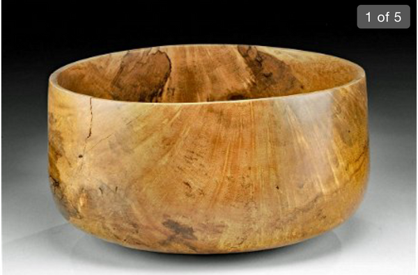 20th C. Hawaiian Carved Mango Wood Calabash