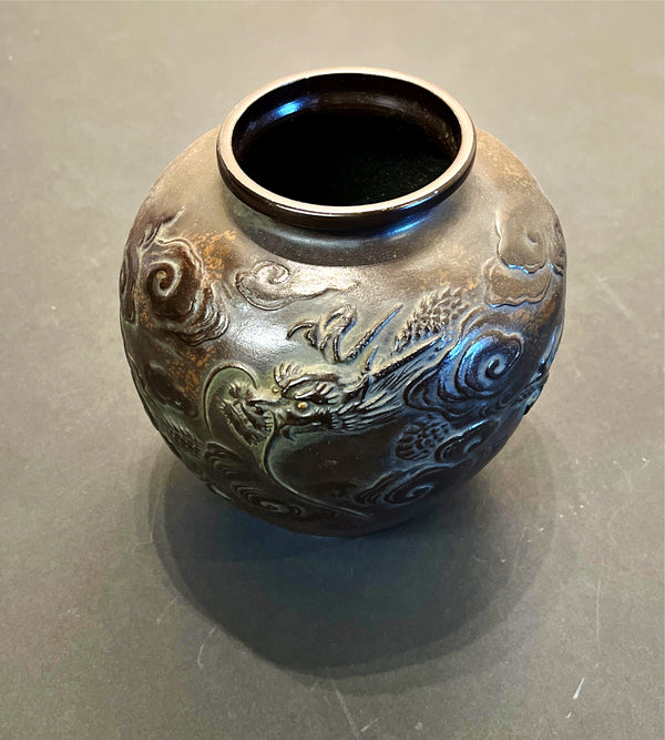 Bronze Dragon Vase