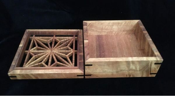 Koa Small Square Keepsake Box