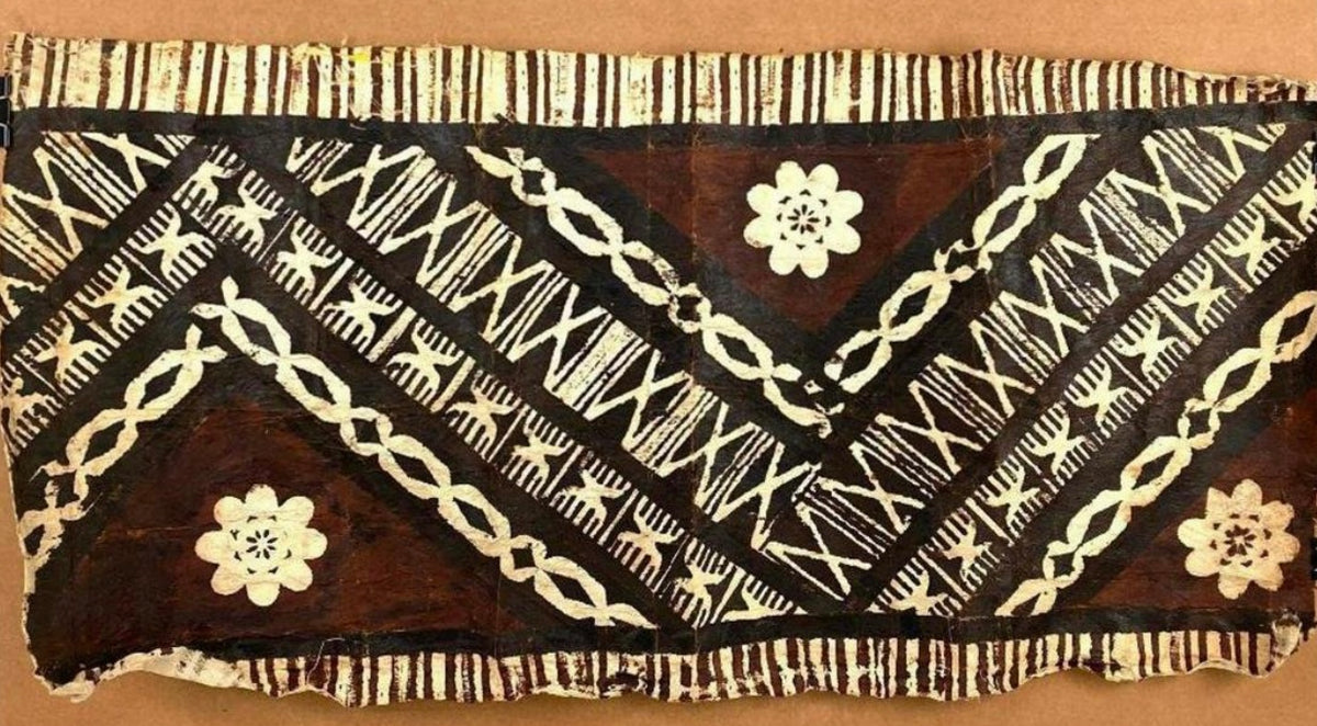 Pacific Islands Tapa Cloth, 39.375