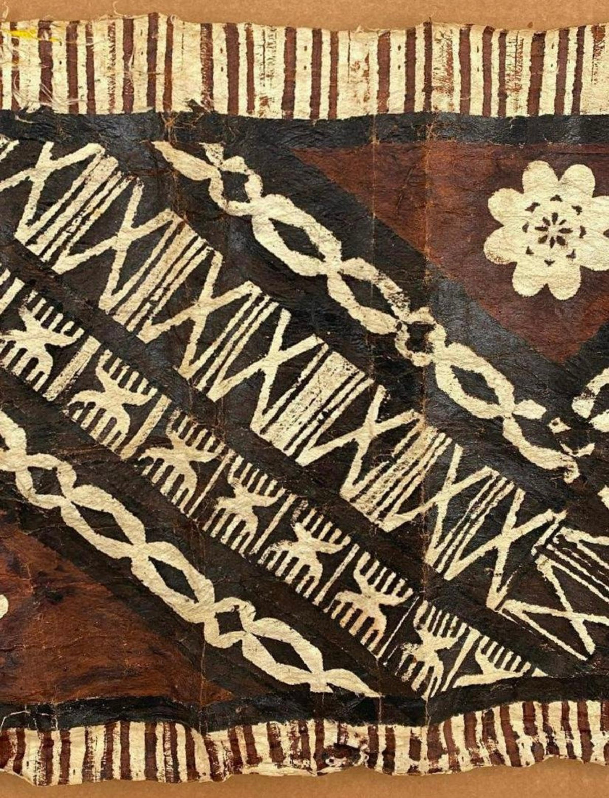 Pacific Islands Tapa Cloth, 39.375